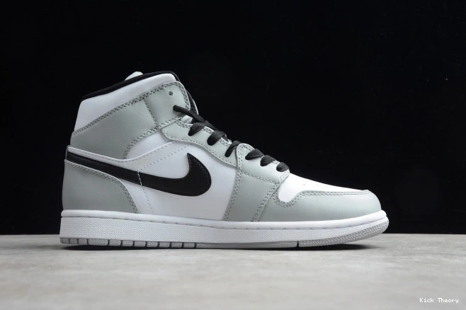 Kick Theory Mid Jordan Grey AIR Light Smoke 1 554724-092 0717